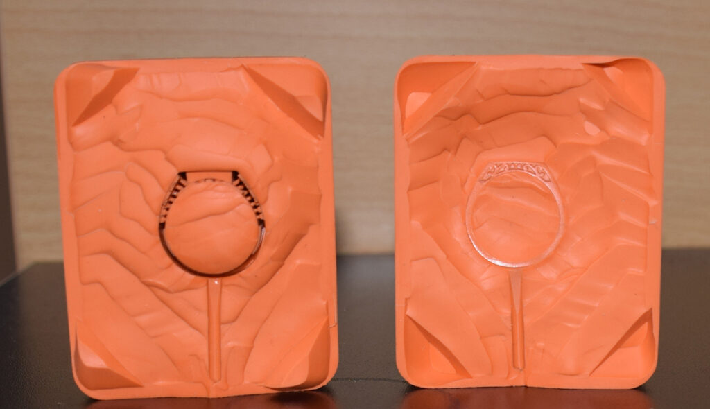 Orange Jewelry Molding Rubber