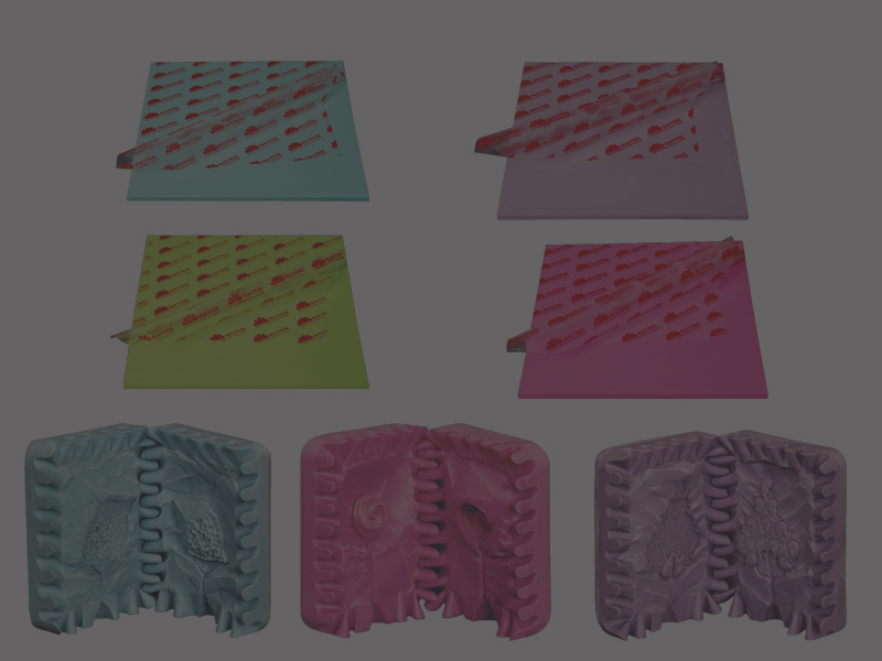 Jewelry molding rubber